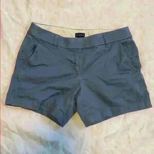 JCrew light blue chino shorts